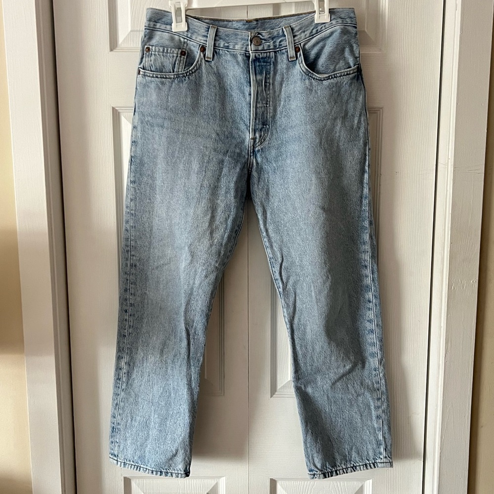 Levi's Light Blue Straight Leg Jeans